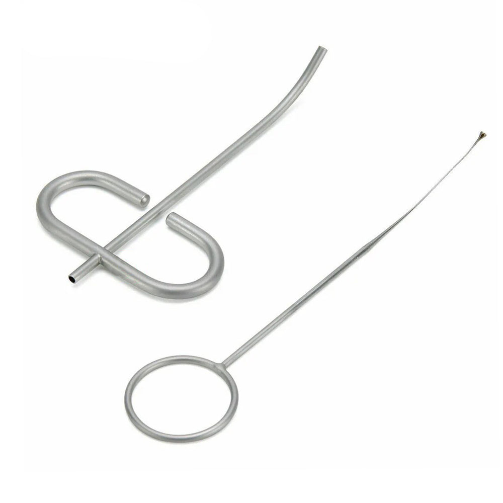 Dental MTA Plugger Applicator Bone Implant Collector Powder Meal Conveyors Diameter 0.8mm/1.0mm/1.2mm/1.8 mm,Teeth Filling Syringe Carrier Curved Head