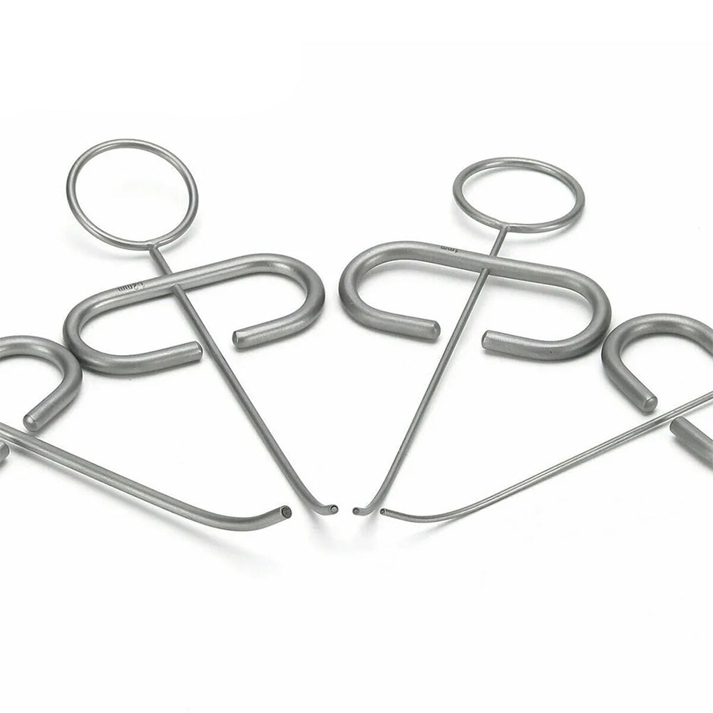 Dental MTA Plugger Applicator Bone Implant Collector Powder Meal Conveyors Diameter 0.8mm/1.0mm/1.2mm/1.8 mm,Teeth Filling Syringe Carrier Curved Head