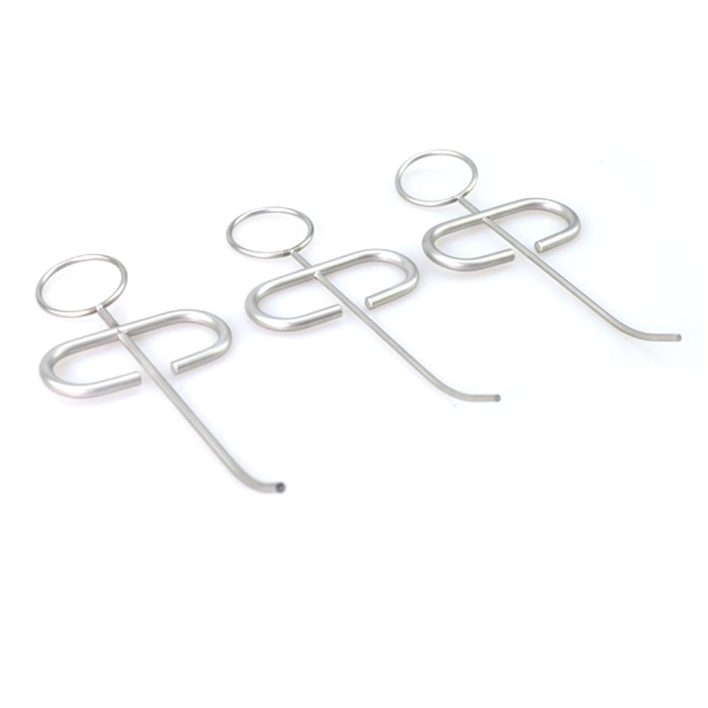 Dental MTA Plugger Applicator Bone Implant Collector Powder Meal Conveyors Diameter 0.8mm/1.0mm/1.2mm/1.8 mm,Teeth Filling Syringe Carrier Curved Head