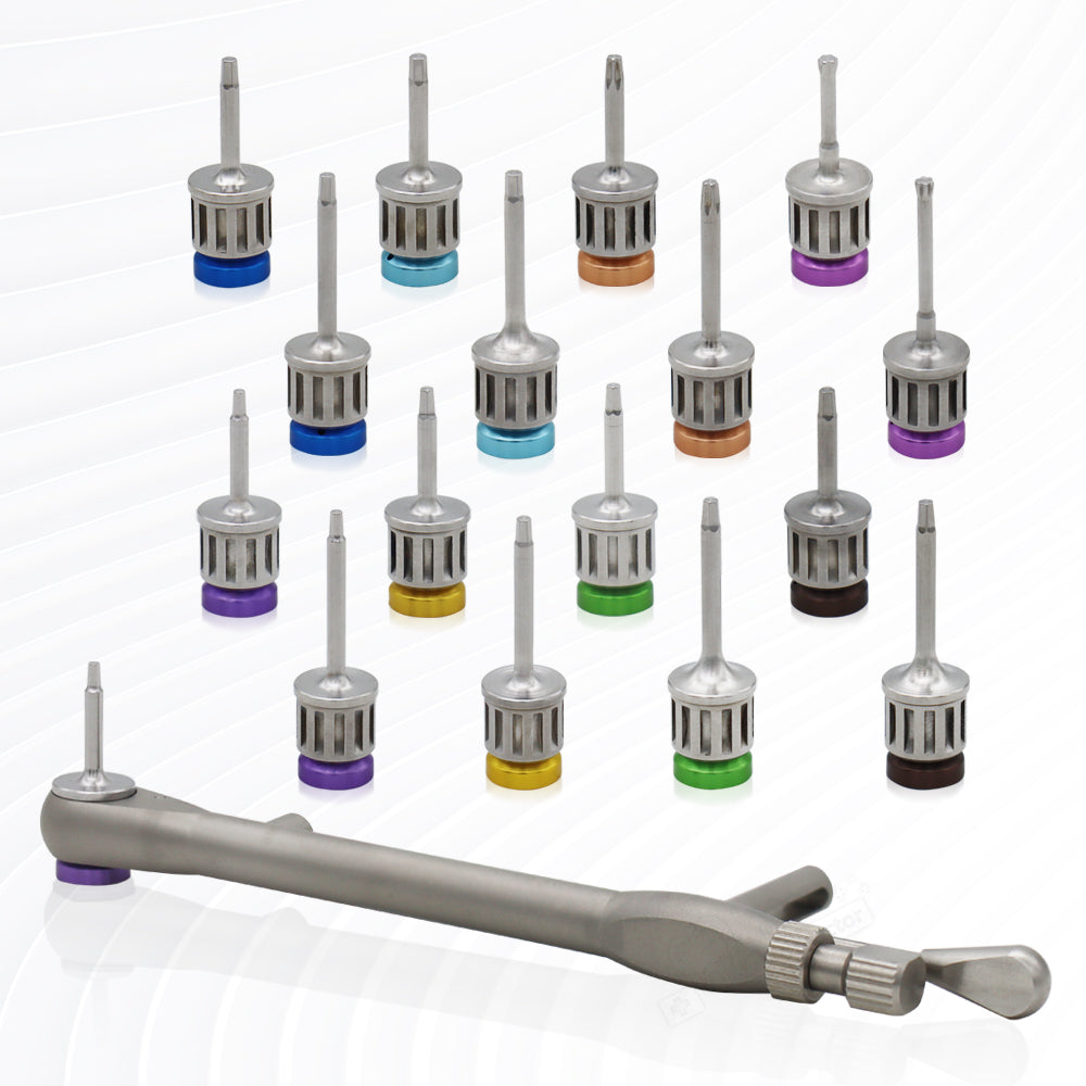16-T Universal Prosthetic Kit Dental Implant Restoration Tool Torque Screwdrivers Wrench Repair Tools Instrument Tooth Drill Equipment