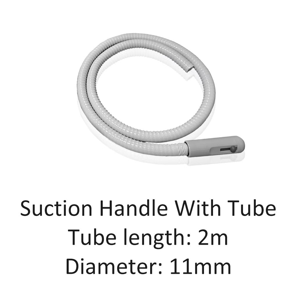 D-WSH Dental Water Suction Hose, Reinforced Silicone Tube for Strong and Weak Suction – Available in 11mm and 16mm Sizes