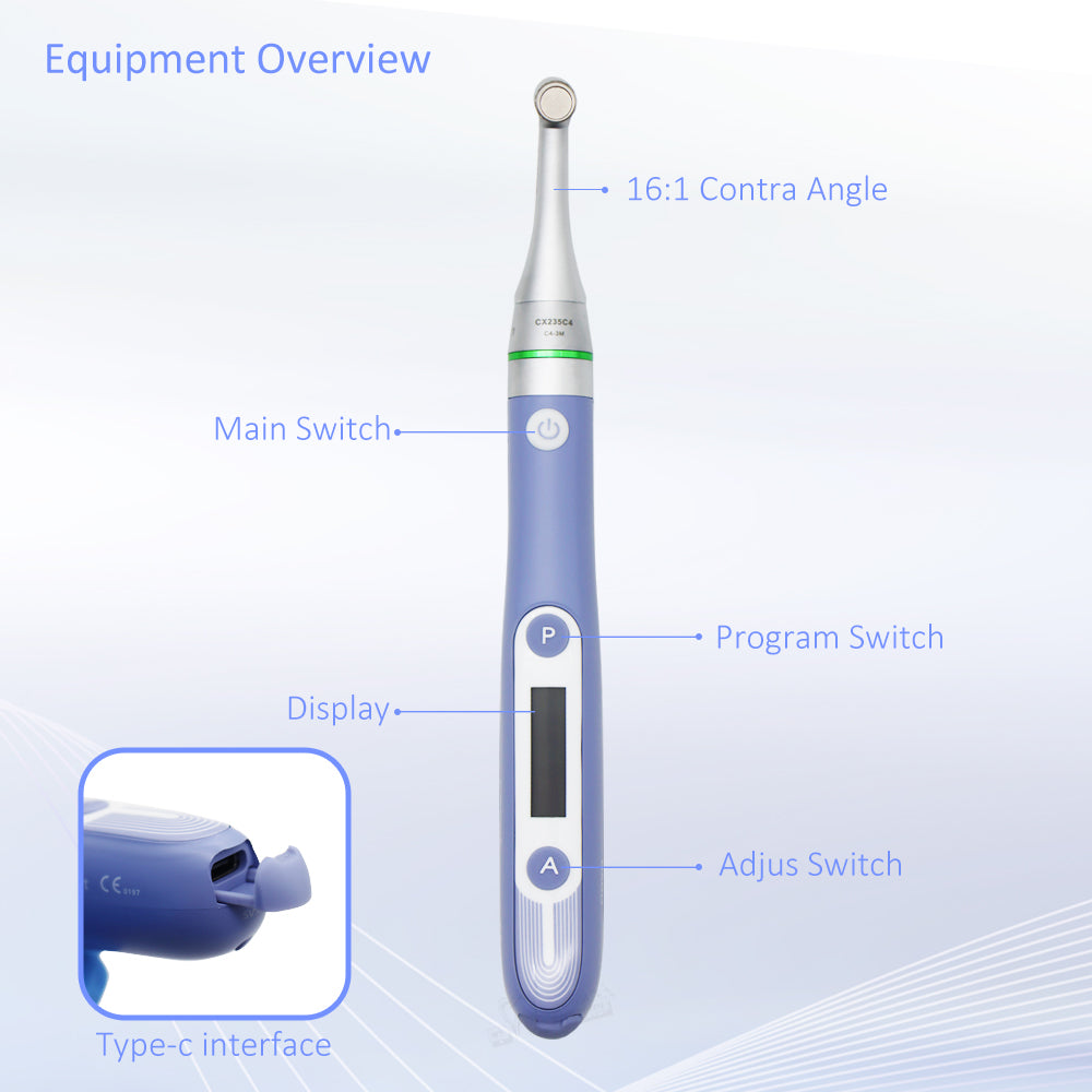 COXO C-SMART-MINI2 NOVA Ultra-Lightweight 104g Endo motor ,Featuring a 16:1 Mini Head, Silent Operation, 5 Built-in Programs, and Enhanced Safety with Automatic Torque Reversal!