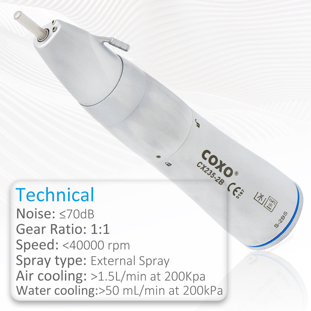 COXO Dental Implant Contra angle /Straight Handpiece ,Low Speed Implant Surgical handpiece 20:1 and 1:1