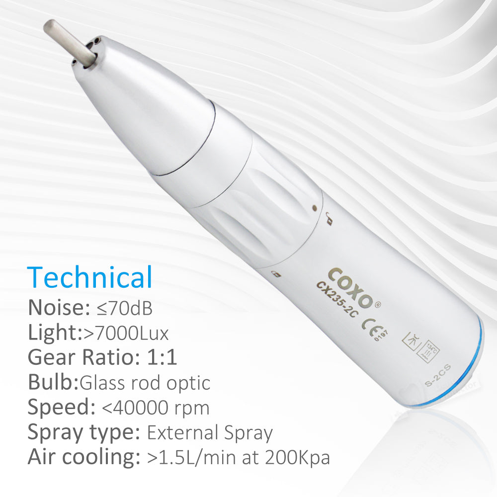 COXO Dental Implant Contra angle /Straight Handpiece ,Low Speed Implant Surgical handpiece 20:1 and 1:1