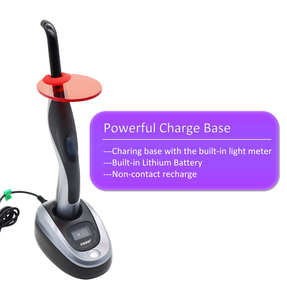 COXO Dental Led curing light Honor with 3 working modes ,suitable for most of the resins ,Fully charged can be used 1,000 times