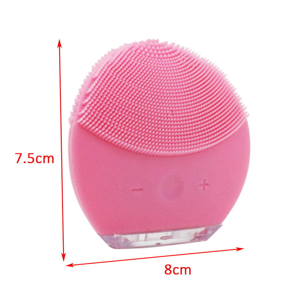 PROTECTOR Silicone Facial Cleansing Brush – USB Rechargeable Vibration Device