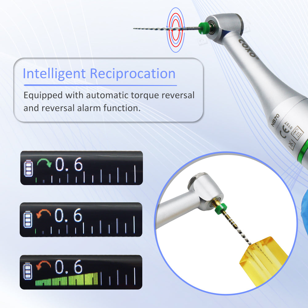 COXO C-SMART-MINI2 NOVA Ultra-Lightweight 104g Endo motor ,Featuring a 16:1 Mini Head, Silent Operation, 5 Built-in Programs, and Enhanced Safety with Automatic Torque Reversal!