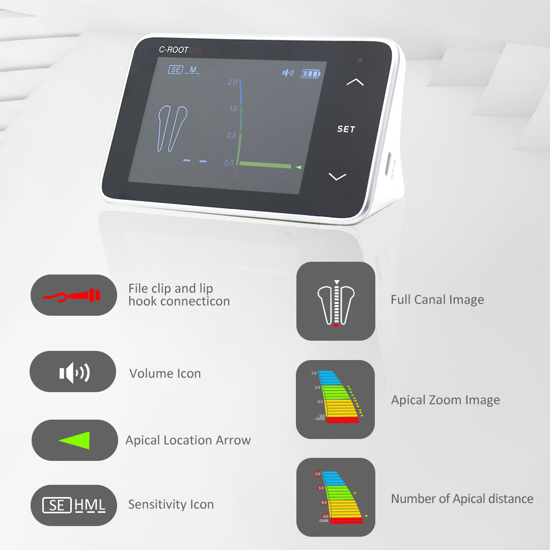COXO C-ROOT I(V) Root Apex Locator, Digital Display, Accurate Measuremen,Endo Locator