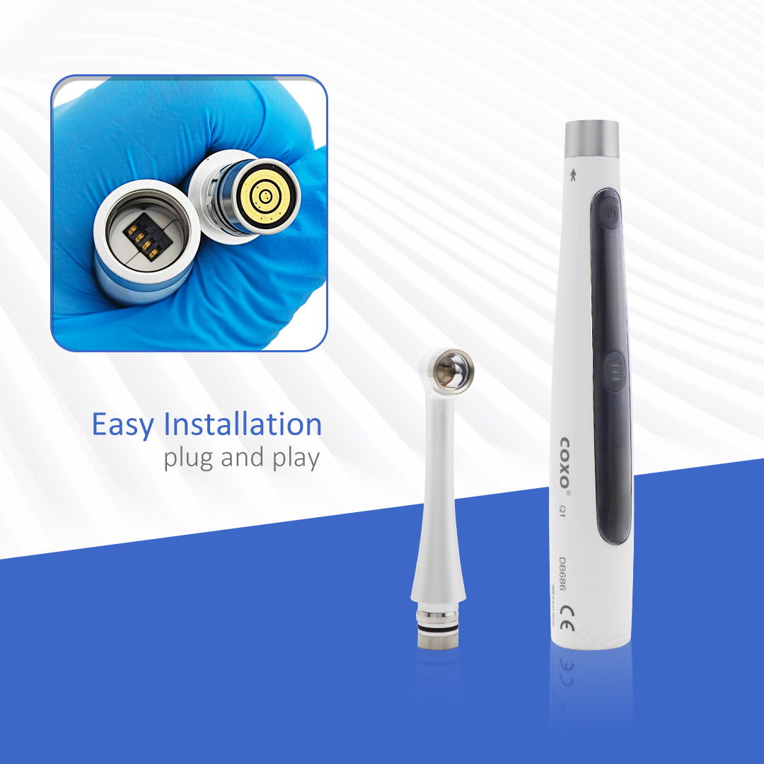 COXO DB686 Q1 Curing Light - Three Curing Modes, Fast Charge, Easy Installation, and Reliable Performance for Dental Clinics