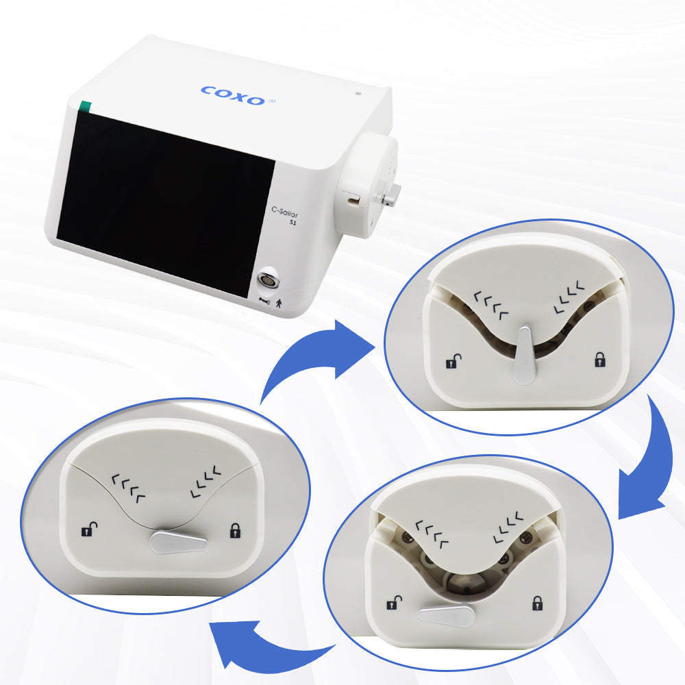 C Sailor S1 COXO Dental Implant Motor with Surgery Motor 2-in-1,LCD Color Screen ,Wireless Foot Pedal , LED Illumination,Build in Operating procedures and steps