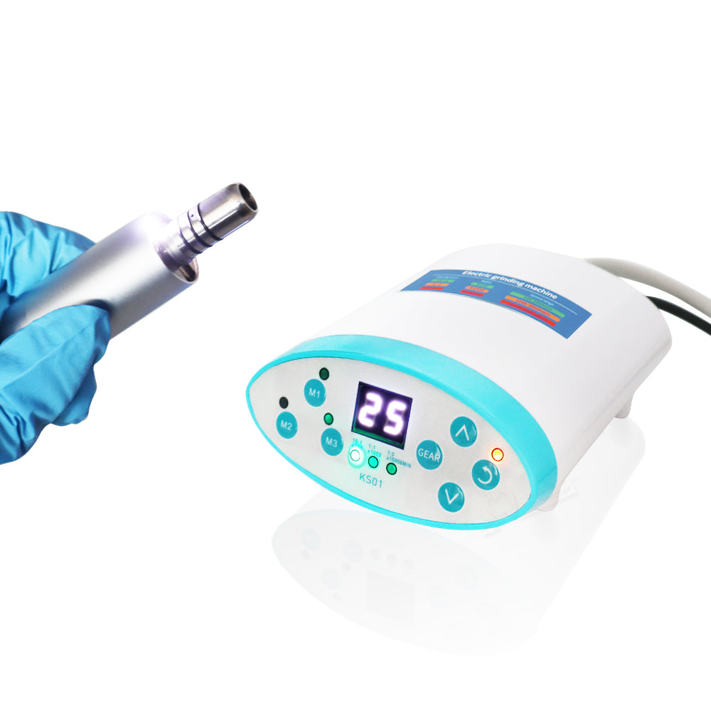 HK Motor Dental Electric Motor High Torque, Adjustable Speed, with LED Display and Multiple Handpiece Compatibility for Professional Dental Use