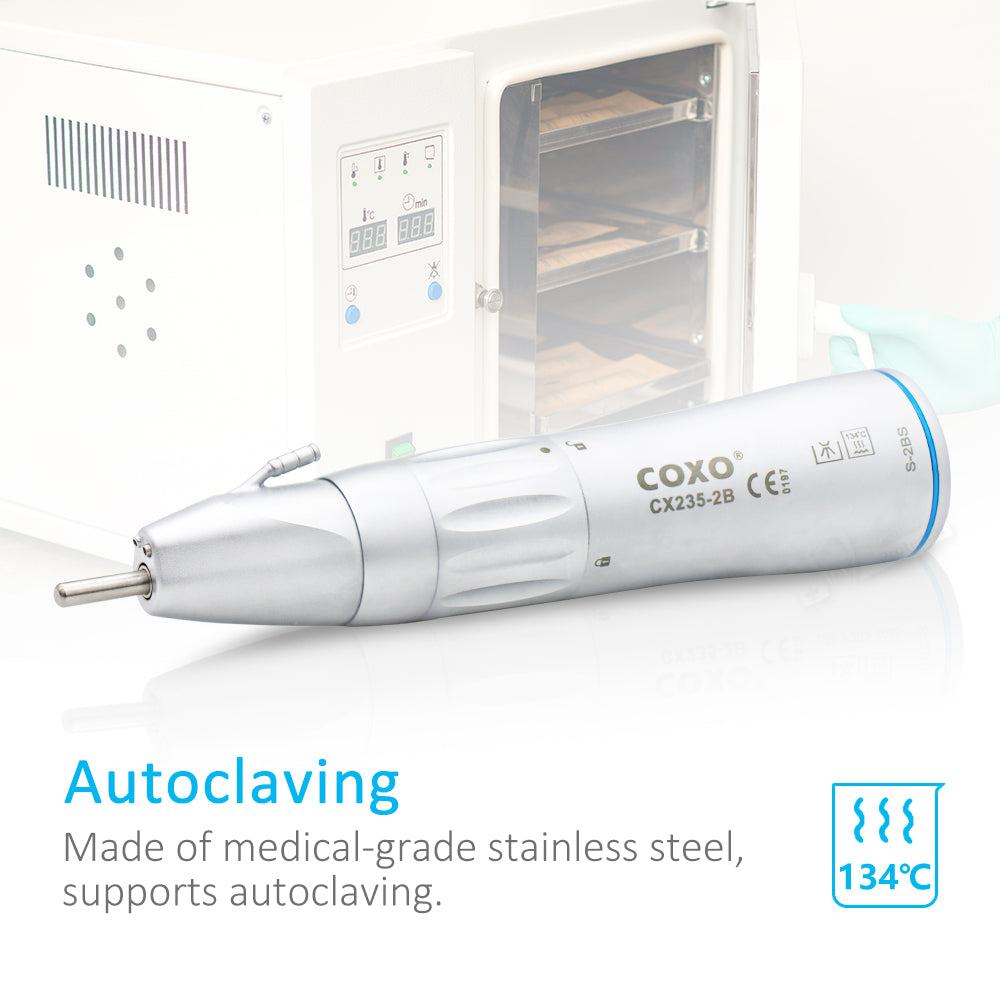COXO Dental Implant Contra angle /Straight Handpiece ,Low Speed Implant Surgical handpiece 20:1 and 1:1