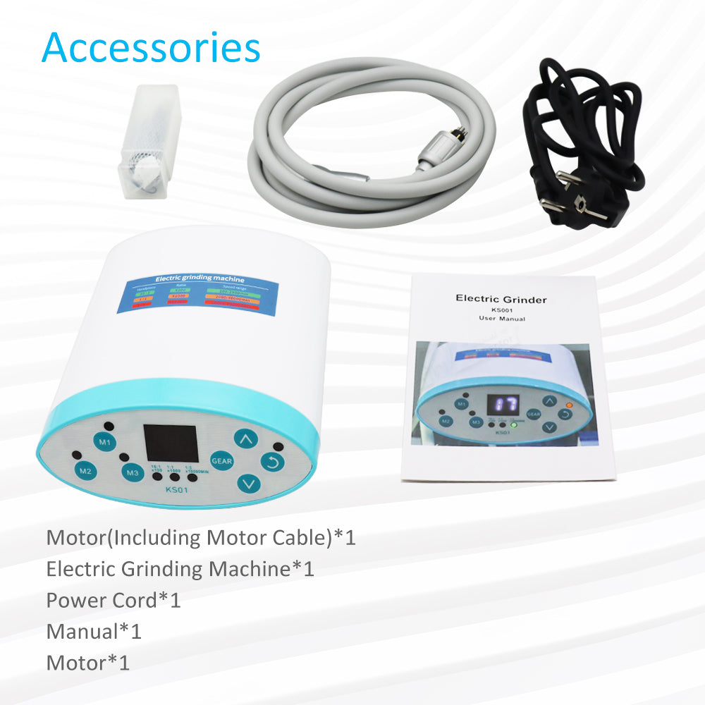 HK Motor Dental Electric Motor High Torque, Adjustable Speed, with LED Display and Multiple Handpiece Compatibility for Professional Dental Use