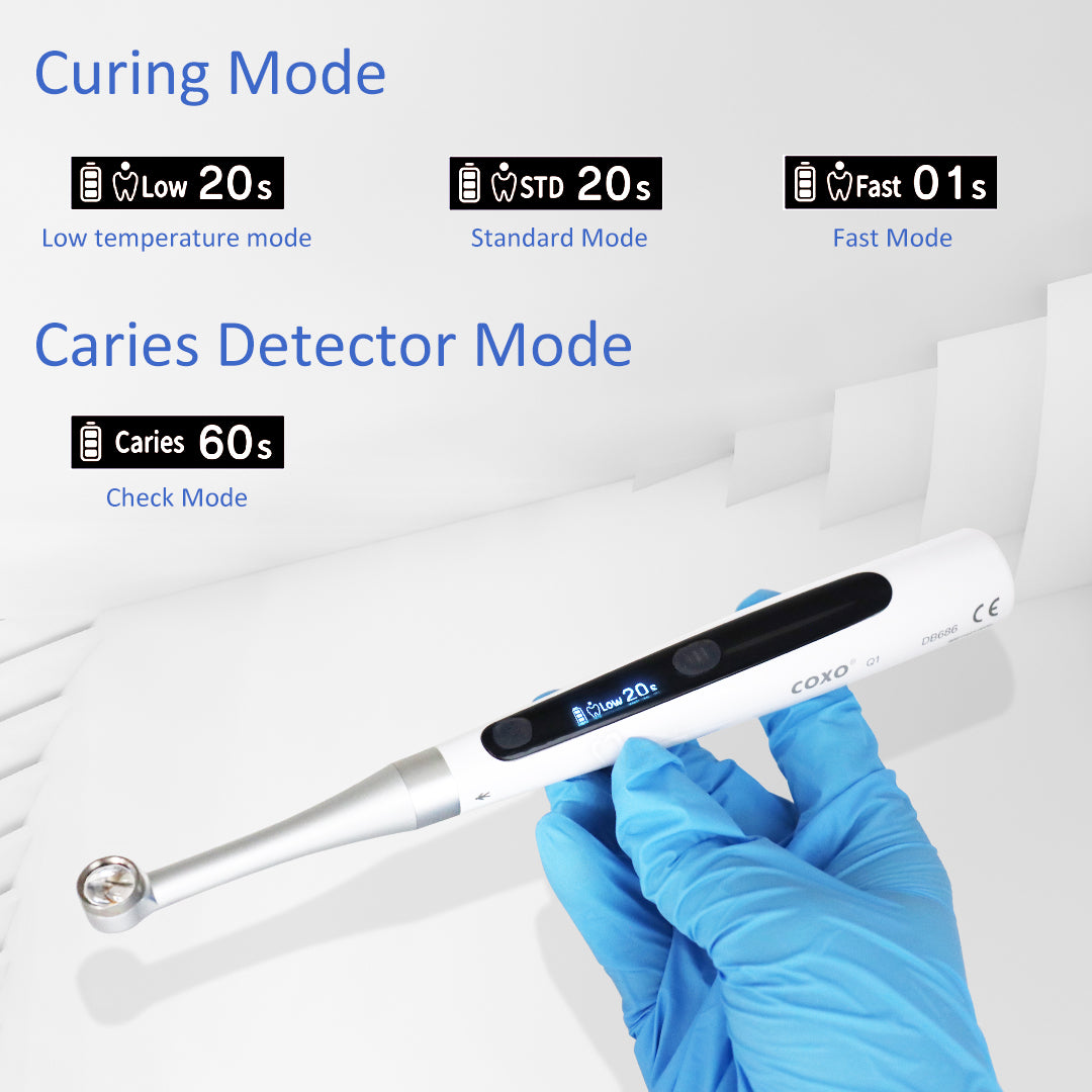 COXO DB686 Q1 Curing Light - Three Curing Modes, Fast Charge, Easy Installation, and Reliable Performance for Dental Clinics