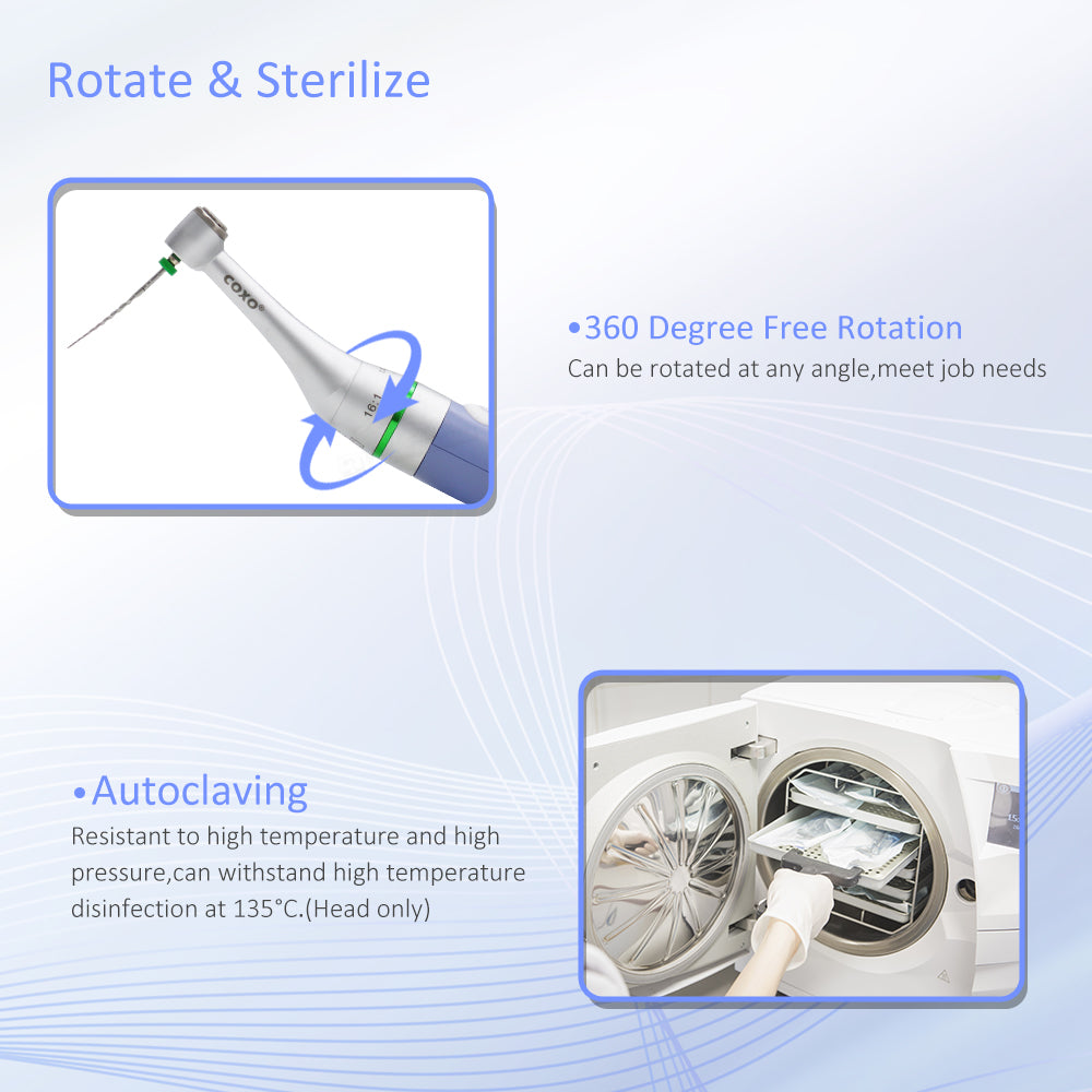 COXO C-SMART-MINI2 NOVA Ultra-Lightweight 104g Endo motor ,Featuring a 16:1 Mini Head, Silent Operation, 5 Built-in Programs, and Enhanced Safety with Automatic Torque Reversal!