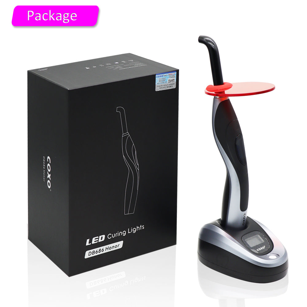 COXO Dental Led curing light Honor with 3 working modes ,suitable for most of the resins ,Fully charged can be used 1,000 times