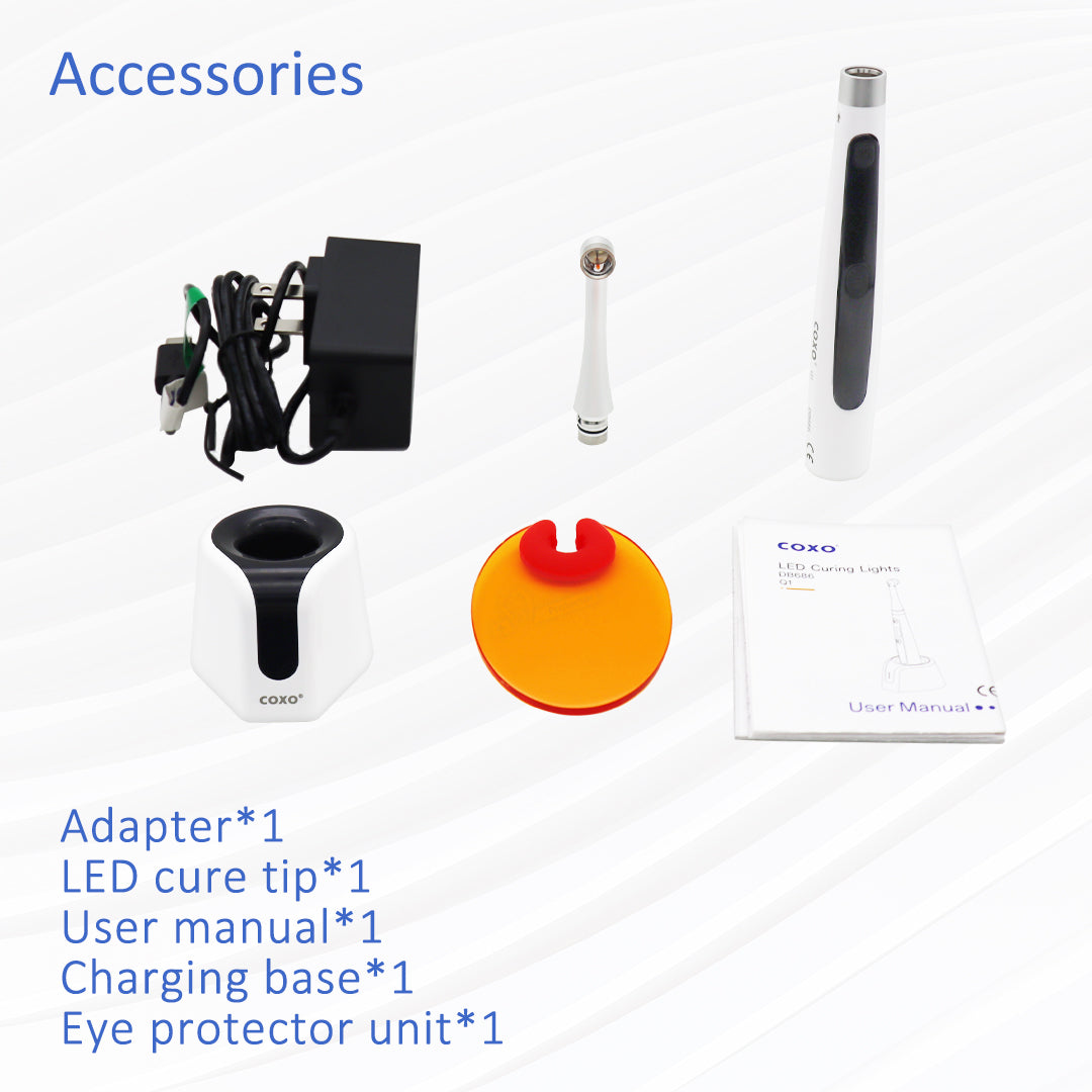 COXO DB686 Q1 Curing Light - Three Curing Modes, Fast Charge, Easy Installation, and Reliable Performance for Dental Clinics