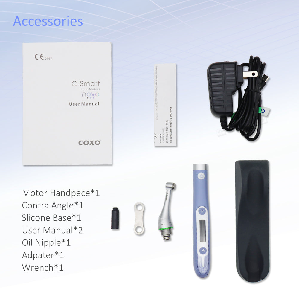 COXO C-SMART-MINI2 NOVA Ultra-Lightweight 104g Endo motor ,Featuring a 16:1 Mini Head, Silent Operation, 5 Built-in Programs, and Enhanced Safety with Automatic Torque Reversal!