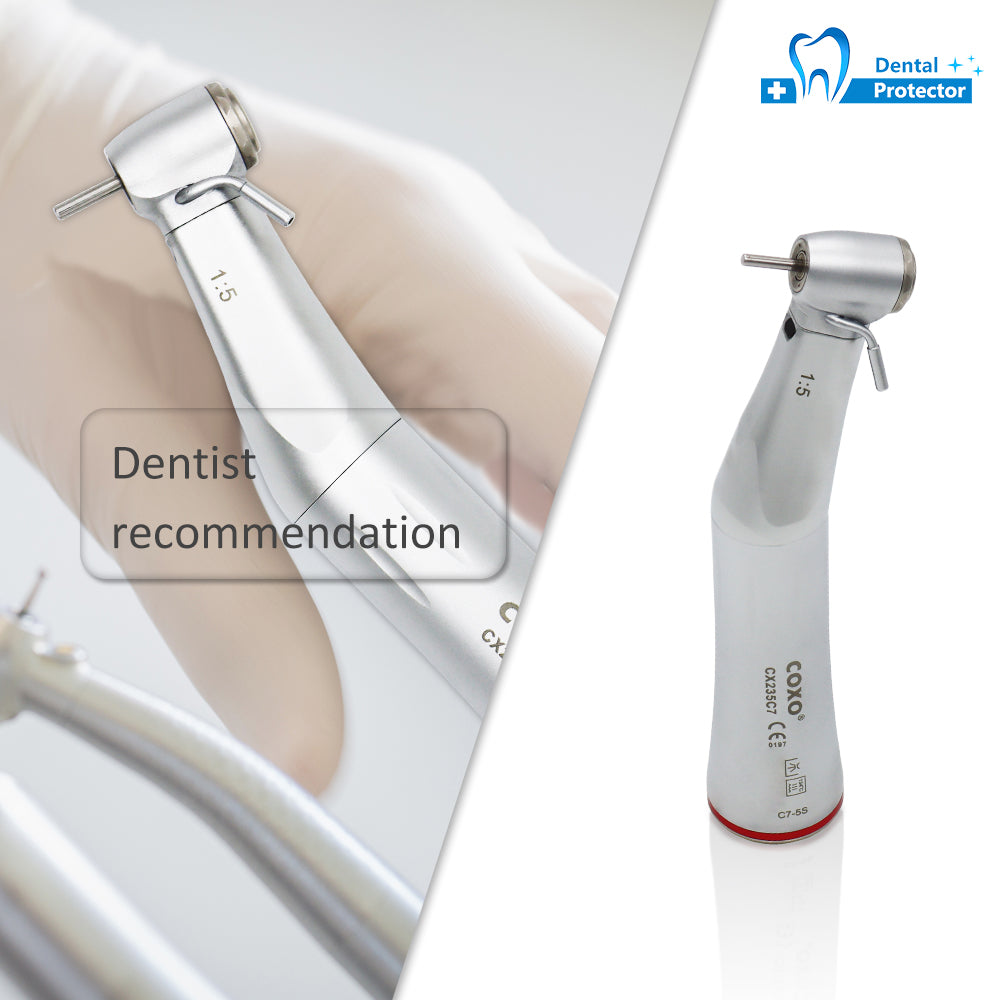 COXO Dental 1:4.2 /1:5 Contra Angle For Crown Removal and Tooth Extraction With COXO Implant Motor
