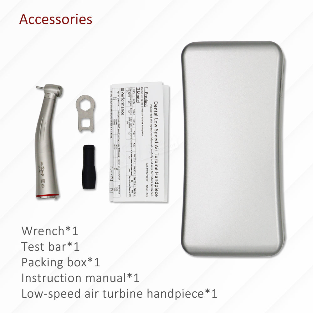 1:5 Opitc fiber contra agle low speed handpiece 1:5 reduction fit into NSK
