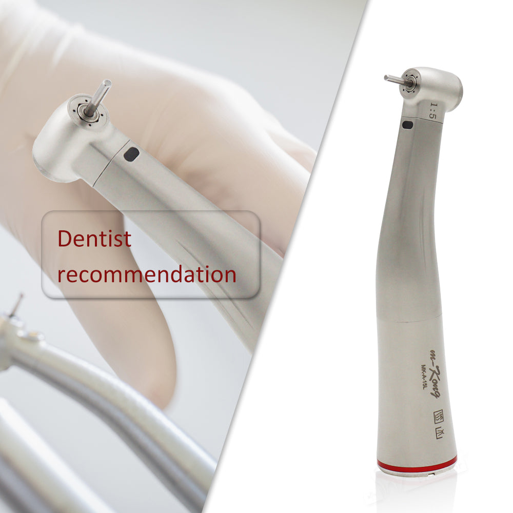 1:5 Opitc fiber contra agle low speed handpiece 1:5 reduction fit into NSK