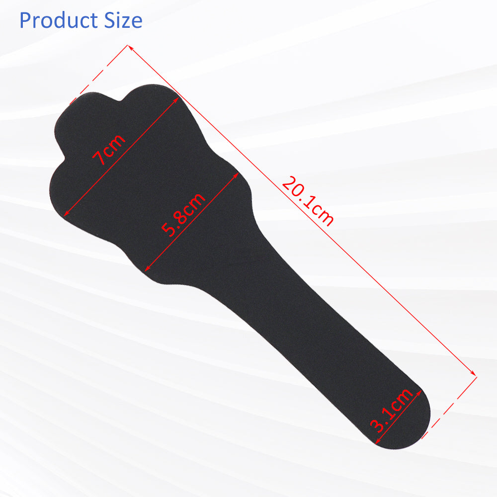 DB-3 Silicone Soft Dental Photography Background Board, Bendable Black Contrast Plate for Tooth Shooting – Set of 3 (Occlusal, Anterior, Lingual/Buccal)