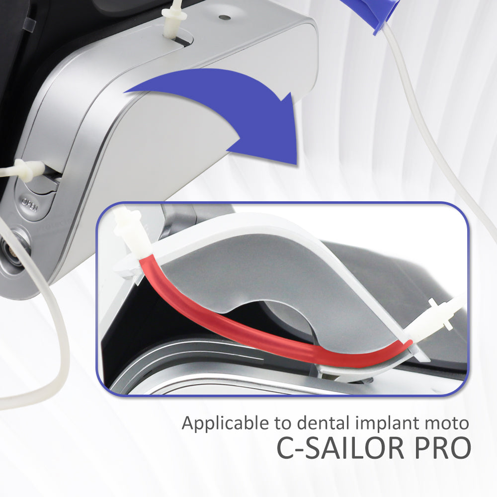 60Pcs Disposable Oral Water Delivery Tube Irrigation tubing set- Fit into Dental Implant Motor C-Sailor Pro