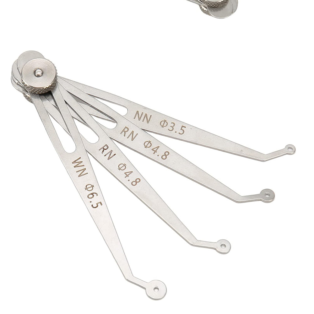Dental Implant Gap Gauge Calipers Dentist Adjustable Positioning Planning Ruler Interdental Measuring Ruler Implant Diagnosis Ruler 4 sizes/set