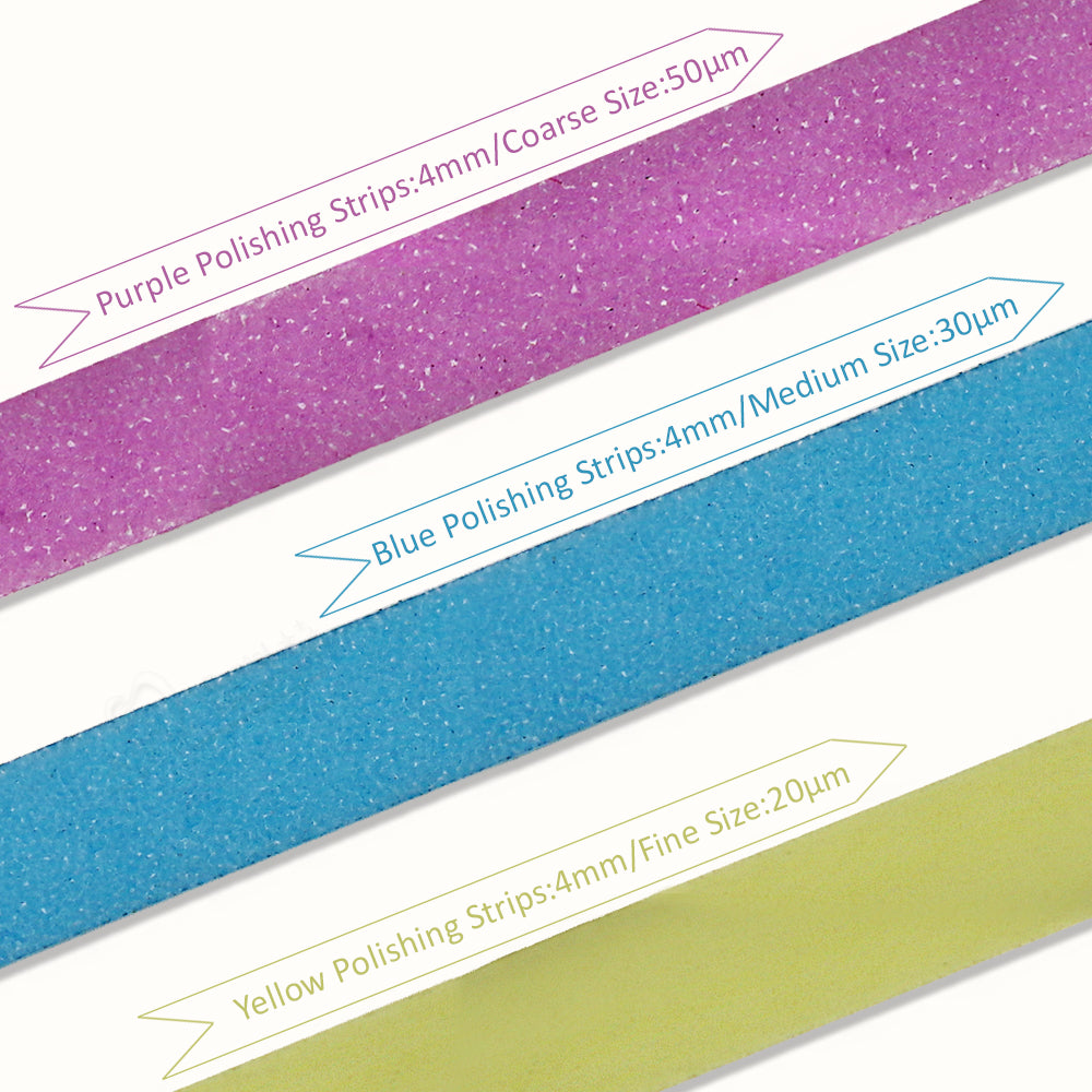 Dental Polishing Strips Tooth File 4mm x 6m Dental Polisher for Teeth Sanding Grinding Deep Teeth Cleaning Tool Tooth Polish Abrasive Strip Oral Care