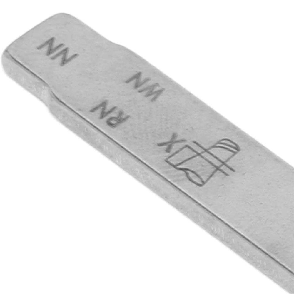 Dental Implant Measure Ruler, Stainless Steel Dental Implant Measuring Ruler T Shape, Clear Scale Heat Resistant Interdental Distance Measure Ruler