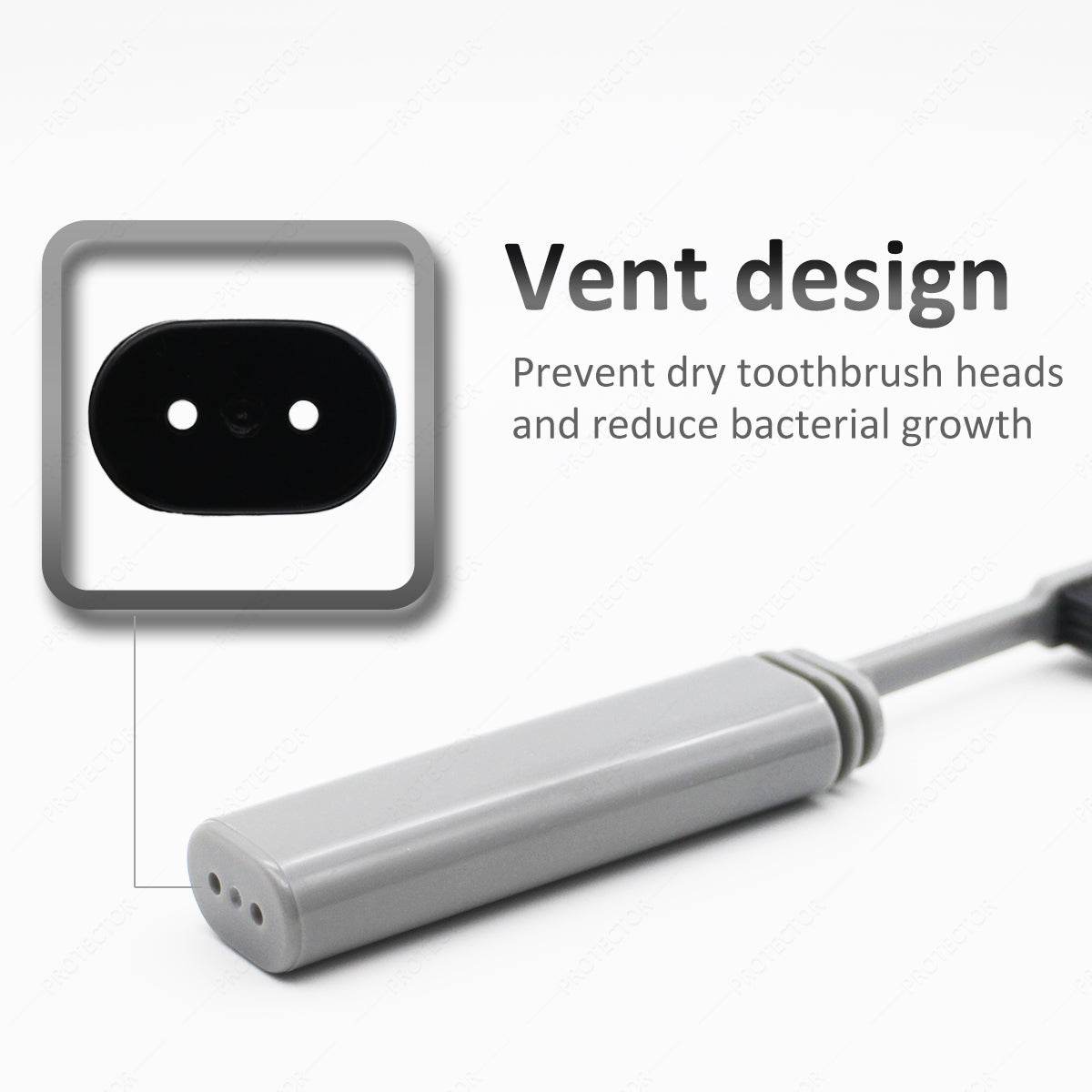 PROTECTOR Portable Travel Toothbrush – Compact Folding Design with Cover (10pcs)