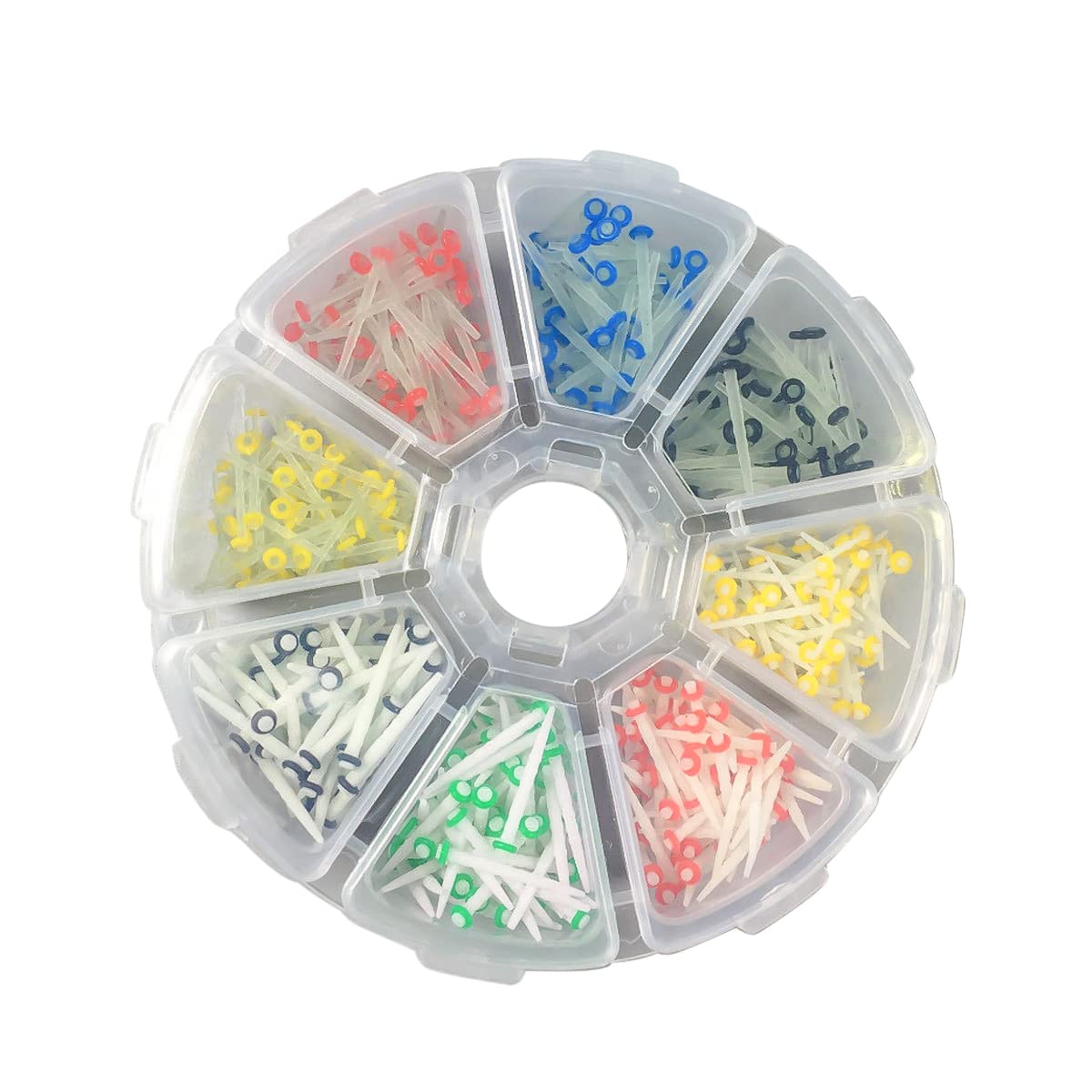 200 Pieces Dental Fiber Post Glass Quartz Tooth Restoration Kit with 1.0/1.2/1.4/1.6mm Posts