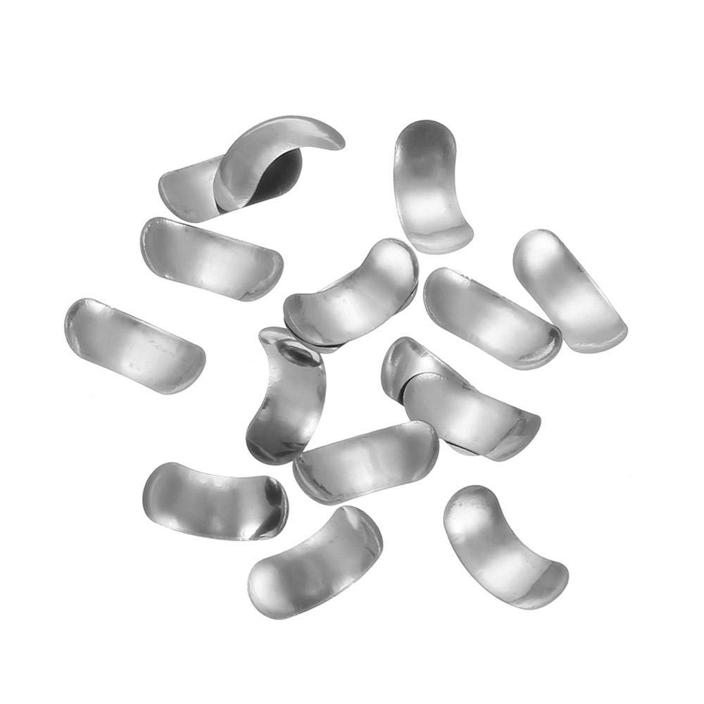 100 Pieces of Dental Matrix, Partial Dome, Metal Matrix, Complete Kit No. 1,398 with 2 Rings (Box of 100 Dental Sheets)