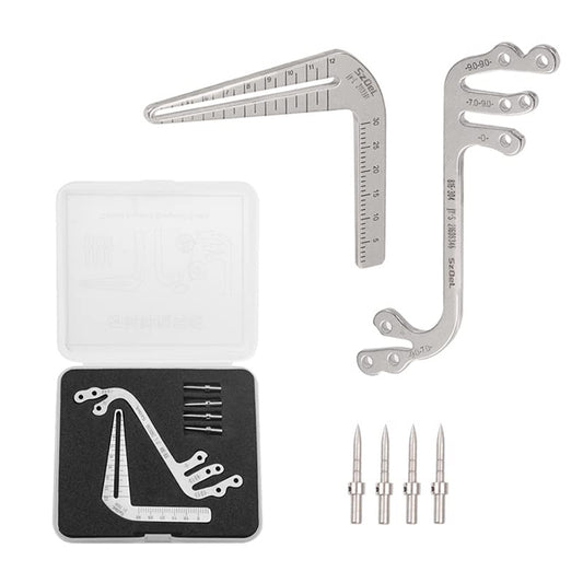 Dental Implant Guide Oral Planting Locator Drilling Positioning Ruler Positioning Guide Angle Ruler Autoclavable Implant Tools Dentist