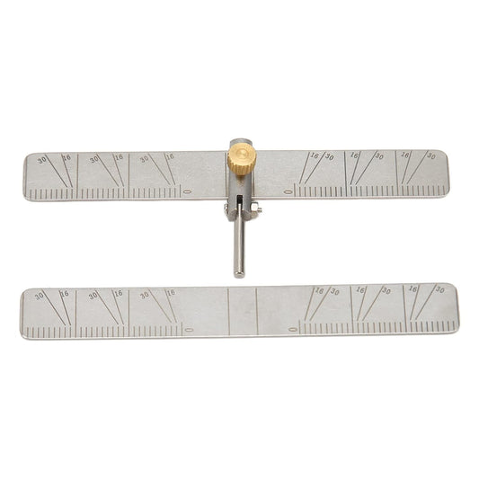 Dental Implant Locating Guide, Oral Implant Teeth Measuring Ruler Caliper for Mouth, Implant Measuring Ruler for Dental Tools, Surgical Planting Positioning Locator