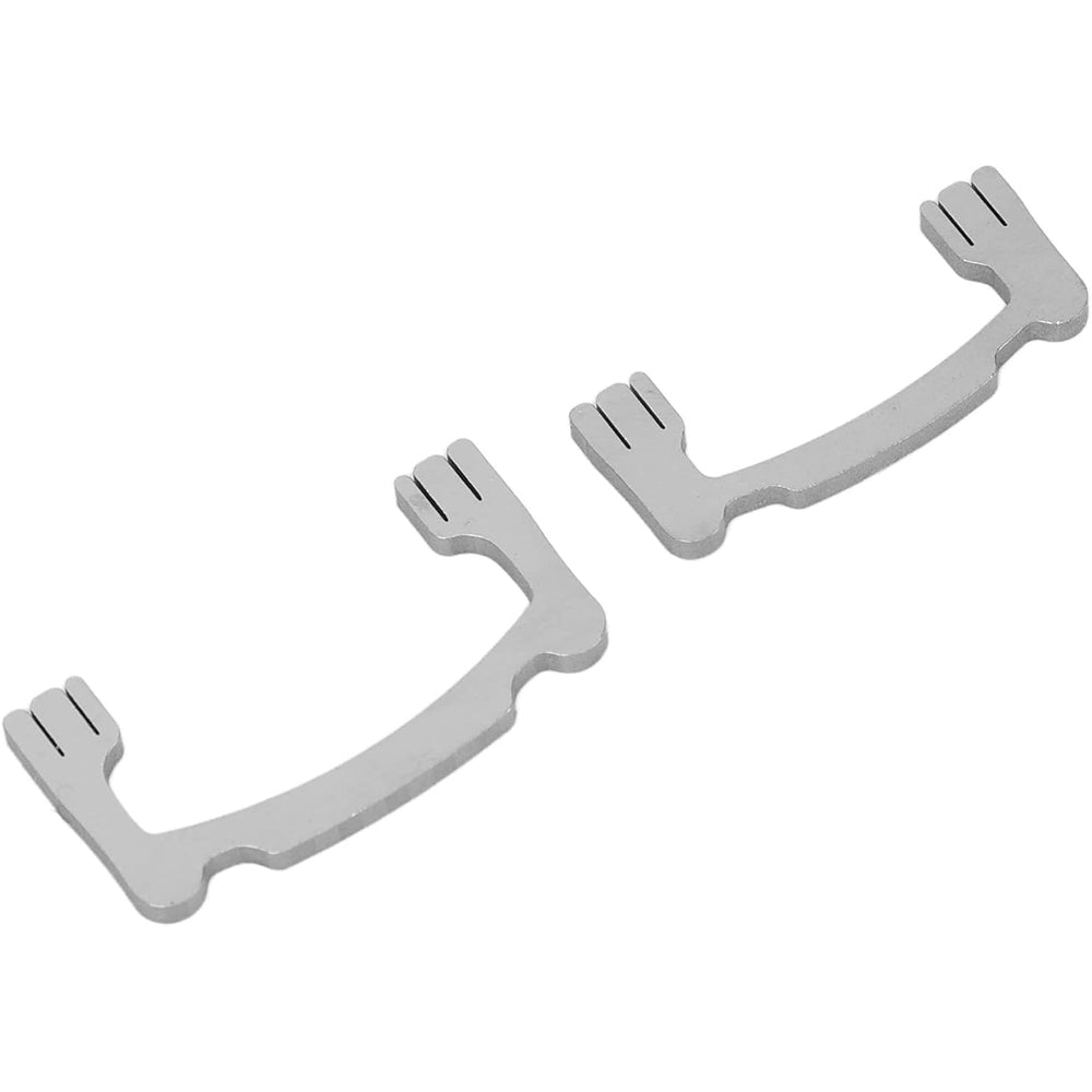 Dental Resin Polishing Strips Holder,Stainless Steel Holder for High/Low Crown Interproximal Restorative Polishing Dentist Tools Autoclavable ,2Pcs/set