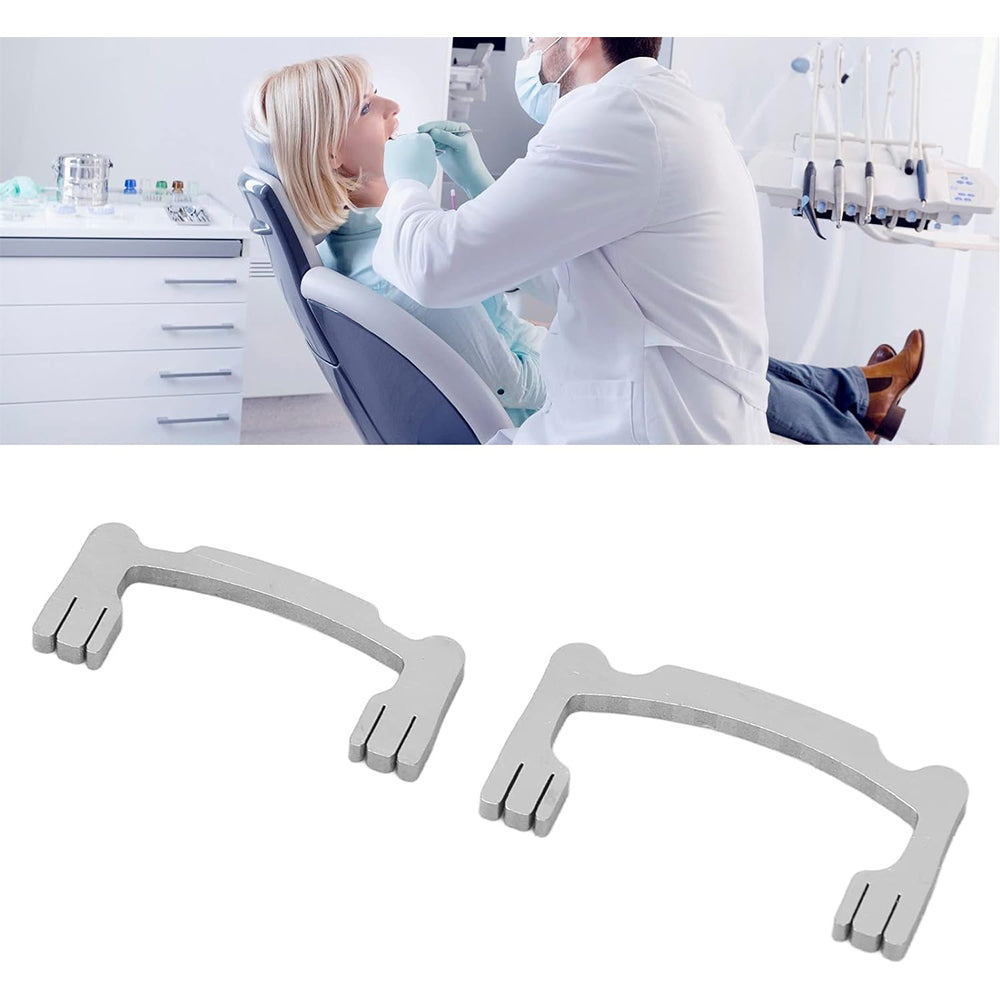 Dental Resin Polishing Strips Holder,Stainless Steel Holder for High/Low Crown Interproximal Restorative Polishing Dentist Tools Autoclavable ,2Pcs/set