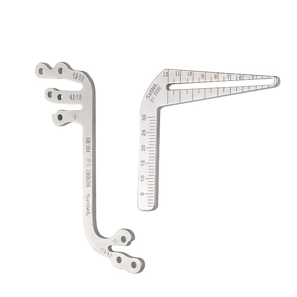 Dental Implant Guide Oral Planting Locator Drilling Positioning Ruler Positioning Guide Angle Ruler Autoclavable Implant Tools Dentist