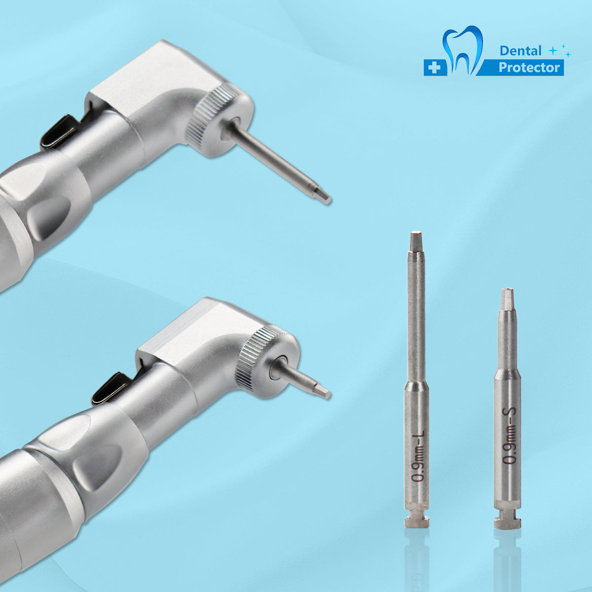 Dental Low Speed Handpiece Implant Torque Wrench 5N-35N Drivers 2.35mm Latch Type Bits Contra Angle Universal Silver Metal Box