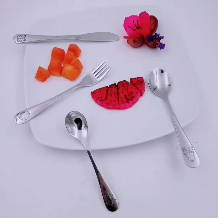 Naturelledent Spoon Fork Set Stainless Steel Cutlery Hot Sale Stainless Steel Camping Flatware Set Flatware