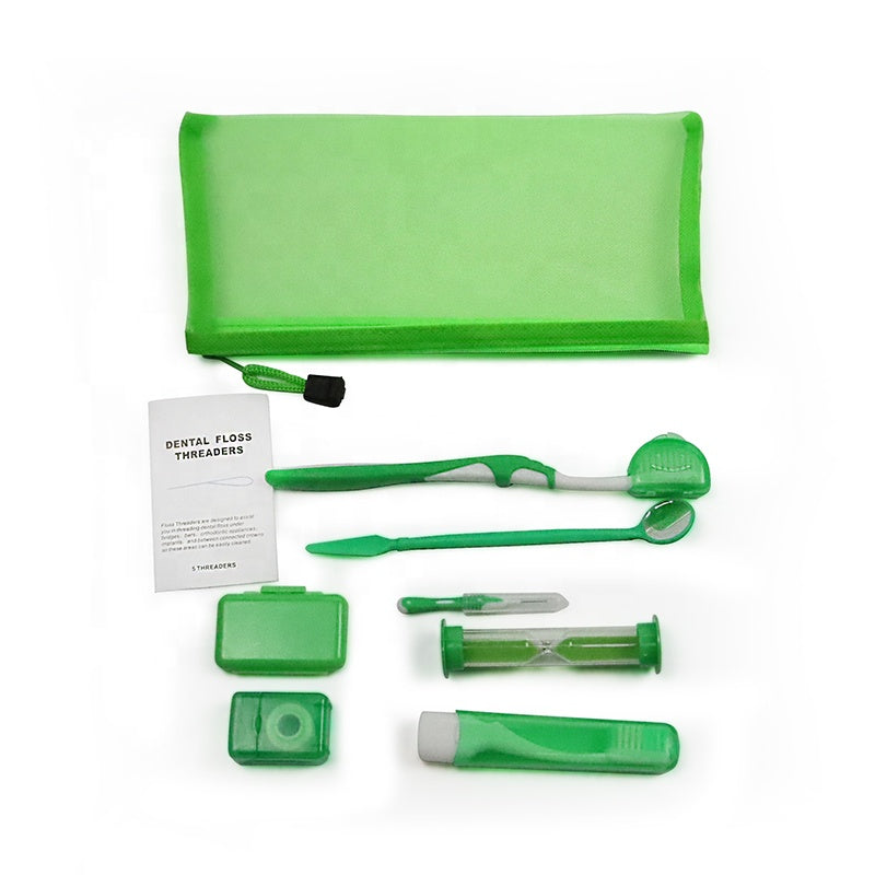 Naturelledent Orthodontic Hygiene Dental Oral Care kit With Toothbrush & Dental Floss