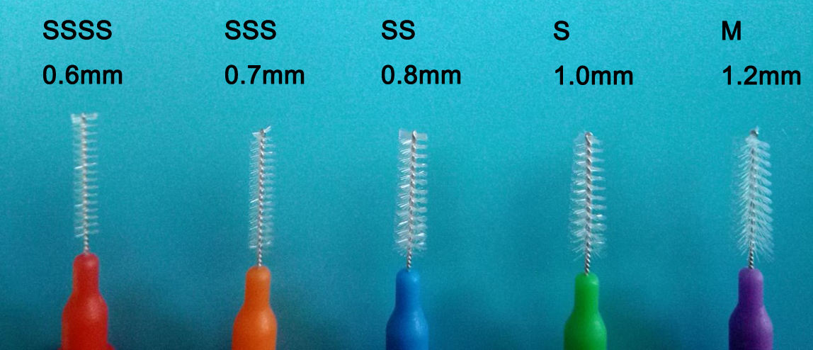 Naturelledent Interdental brushes for Cleaning The Teeth Portable Oral Dental Hygiene