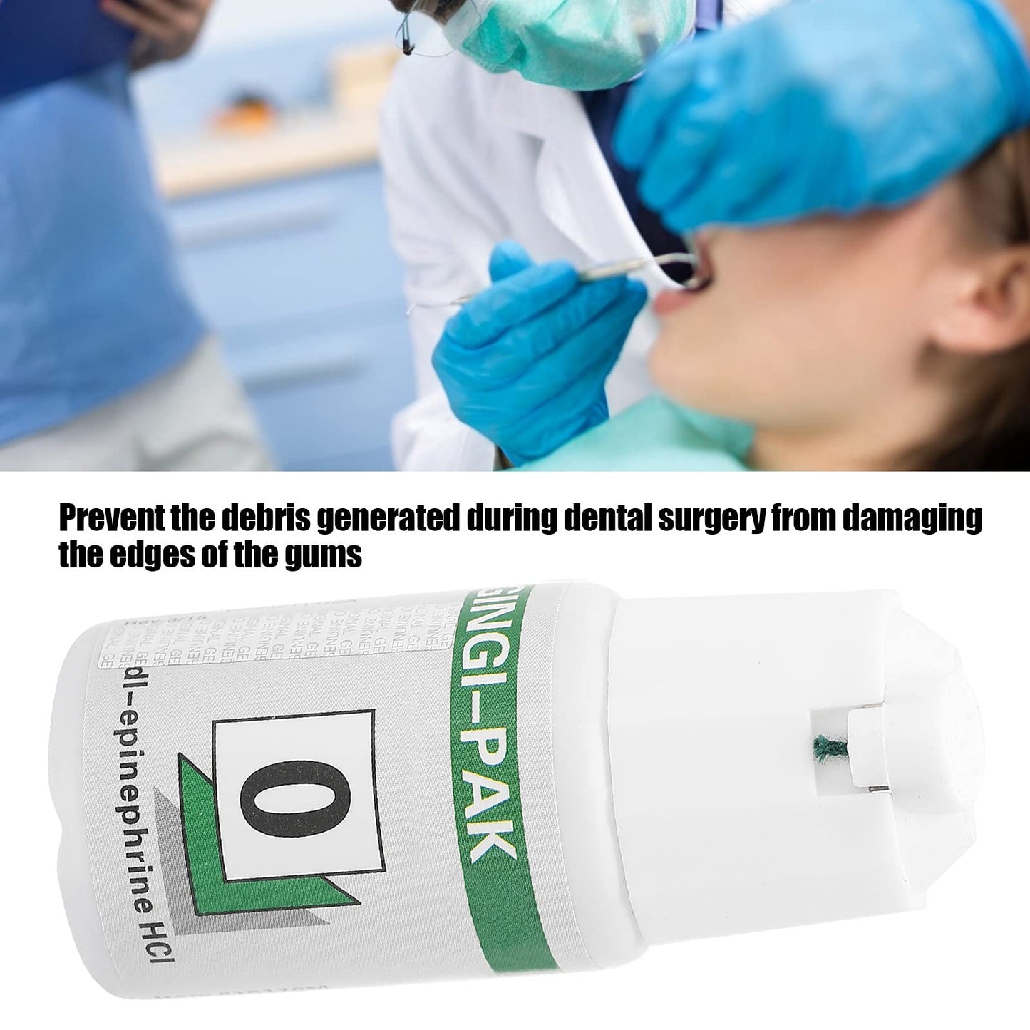 Dental Thread Gingival Retraction Cord Disposable Knitted Cotton Gum Line Dentist Length 275cm Dental Gingival Retraction Cord