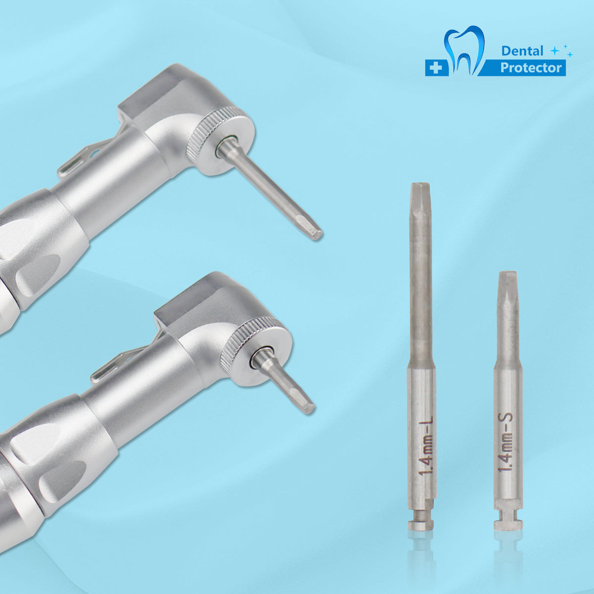 Dental Low Speed Handpiece Implant Torque Wrench 5N-35N Drivers 2.35mm Latch Type Bits Contra Angle Universal Silver Metal Box