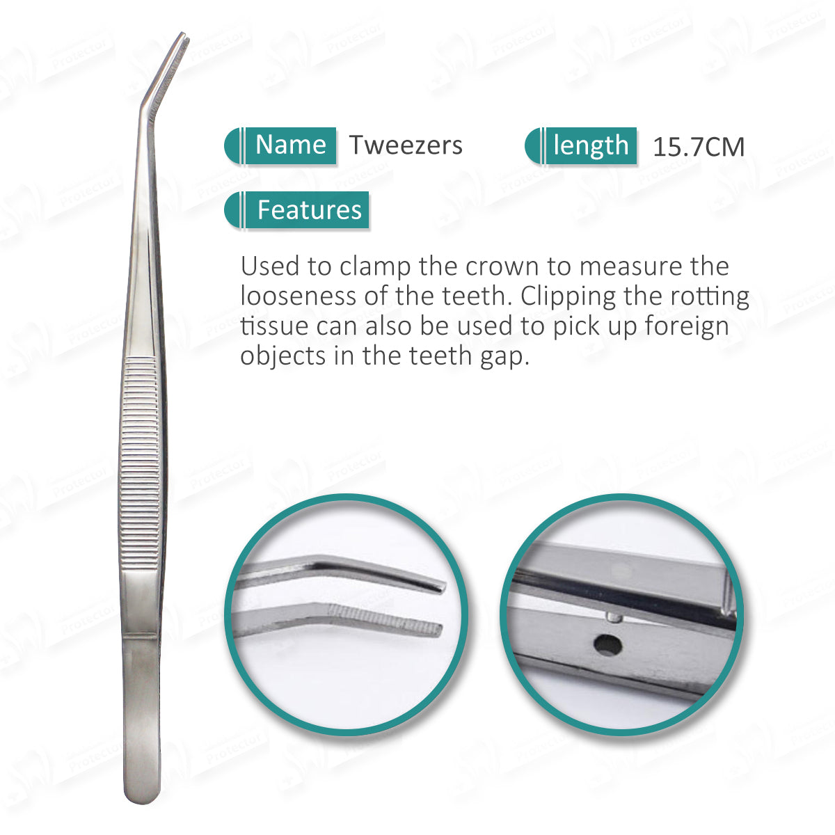Dental Tools Smile Dent Pro Kit, Stainless Steel Dental Scaler, Mouth Mirror, Tarter Scraper, Tooth Pick, Tweezers, Plaque And Calculus Remover Dentist Hygiene Instruments Set For Home & Pet Oral Use