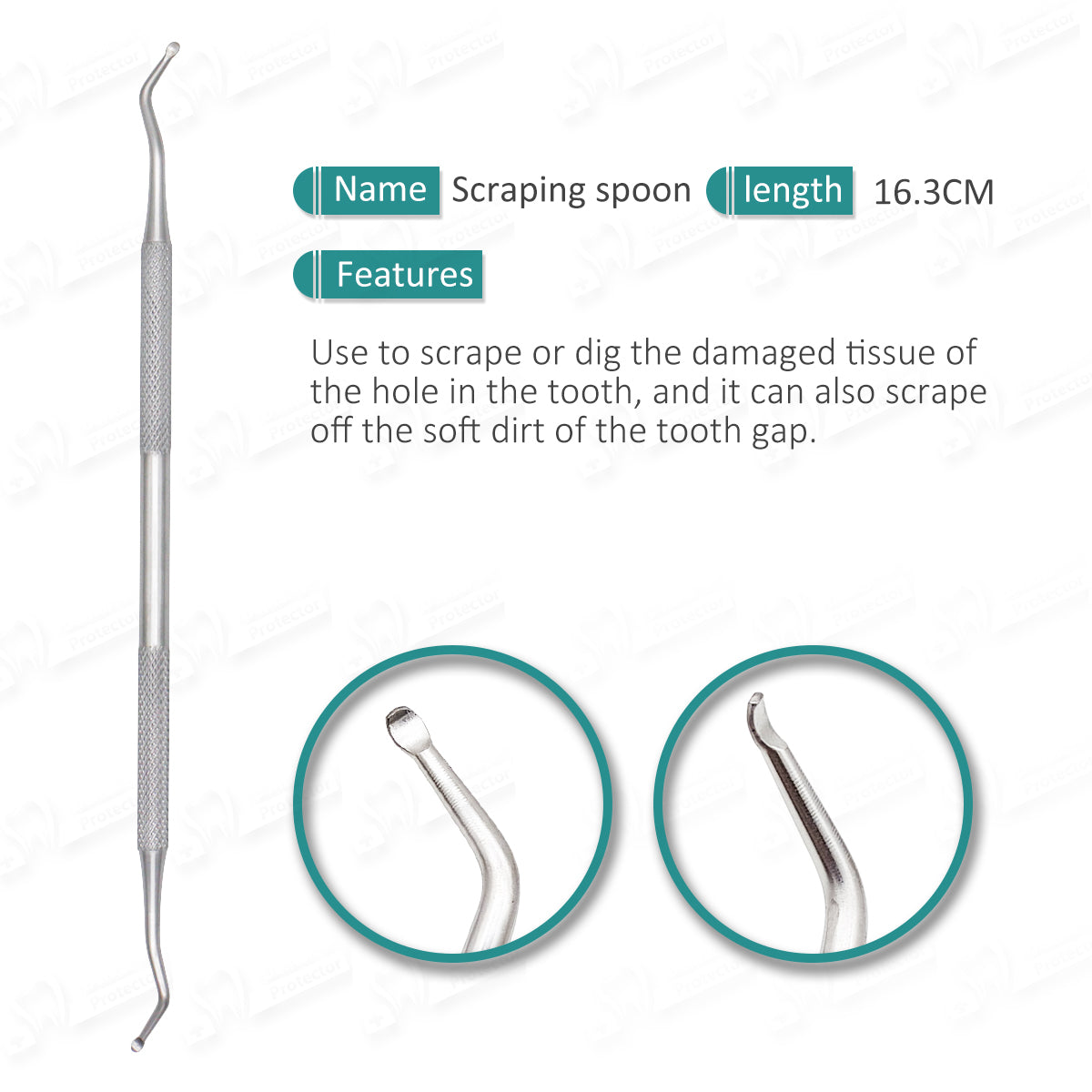 Dental Tools Smile Dent Pro Kit, Stainless Steel Dental Scaler, Mouth Mirror, Tarter Scraper, Tooth Pick, Tweezers, Plaque And Calculus Remover Dentist Hygiene Instruments Set For Home & Pet Oral Use
