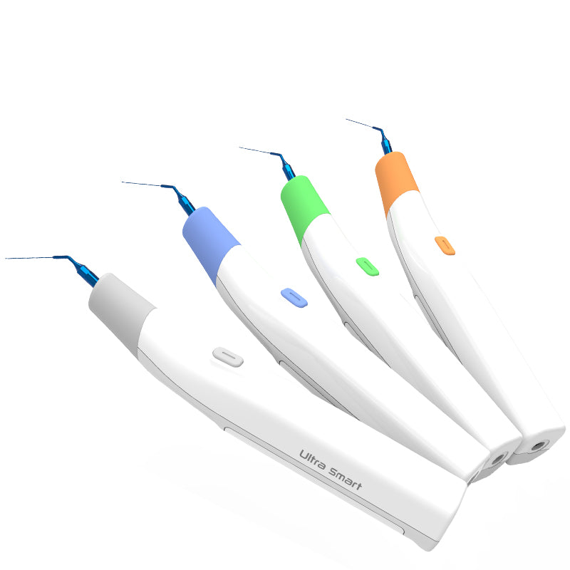 COXO Wireless Ultra Smart Endo Ultrasonic Activator with LED Light for Root Canal Treatment Gray color