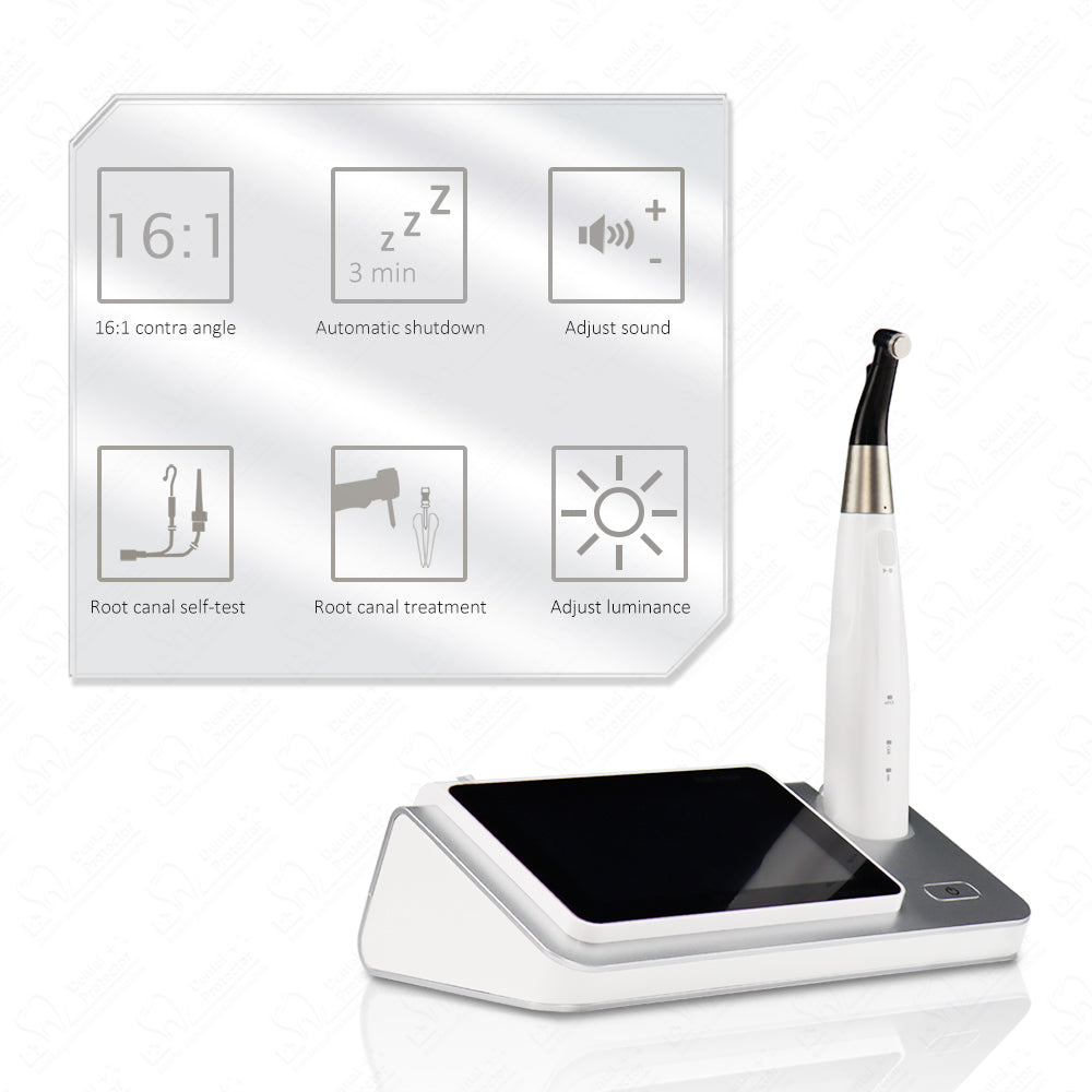 COXO Dental Wireless Bluetooth Endo motor with Apex Locator 2 in 1 C-smart Pilot with 5-inch touch screen ,build-in most of file system