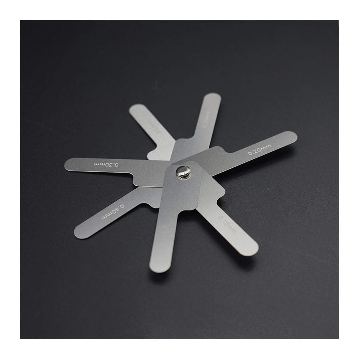 Orthodontic gap ruler Dental Interproximal Reduction Gauge Ruler Tooth Gap Measuring IPR System Stainless Steel Orthodontic Instrument