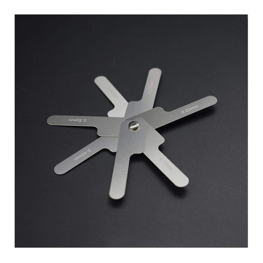Orthodontic gap ruler Dental Interproximal Reduction Gauge Ruler Tooth Gap Measuring IPR System Stainless Steel Orthodontic Instrument